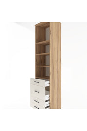 Hyperion Dolap 4 Raflı 4 Çekmeceli 60x44x243 - S65M023V7B
