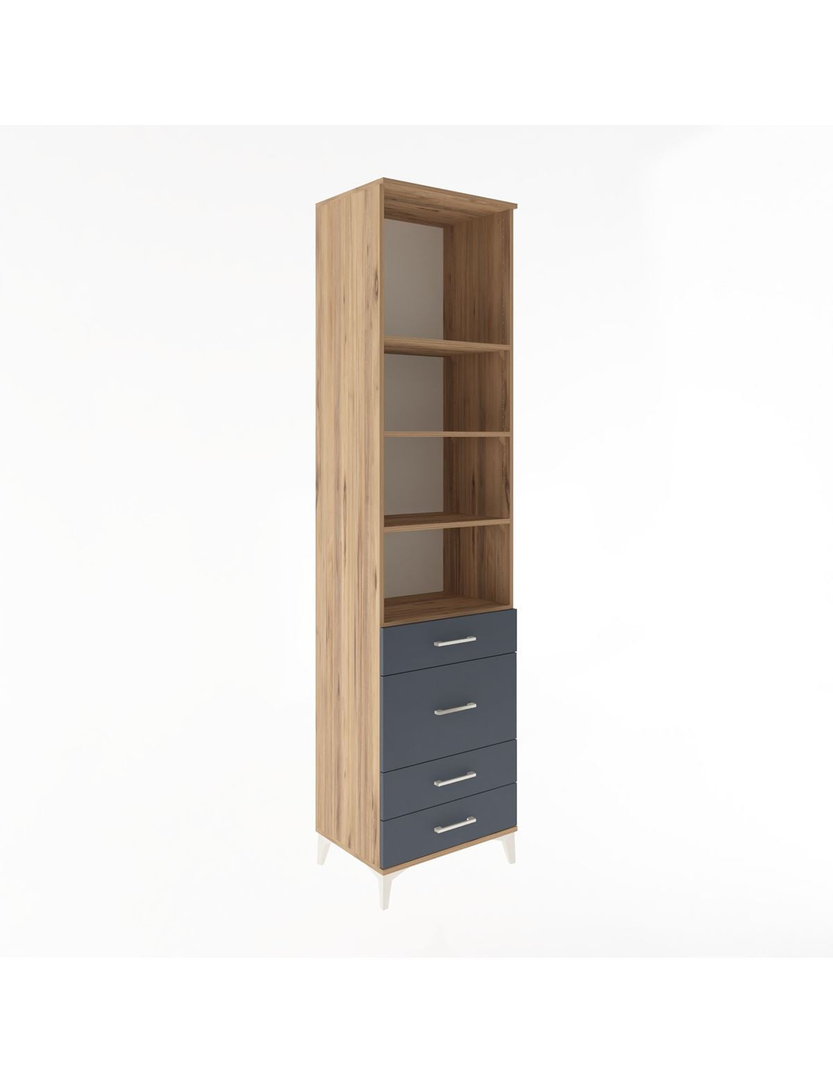 Hyperion Dolap 4 Raflı 4 Çekmeceli 60x44x243 - S65M023V8B