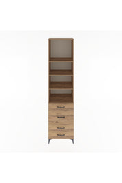 Hyperion Dolap 4 Raflı 4 Çekmeceli 60x44x243 - S65M023V9B