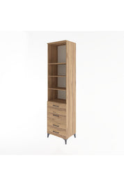Hyperion Dolap 4 Raflı 4 Çekmeceli 60x44x243 - S65M023V9B