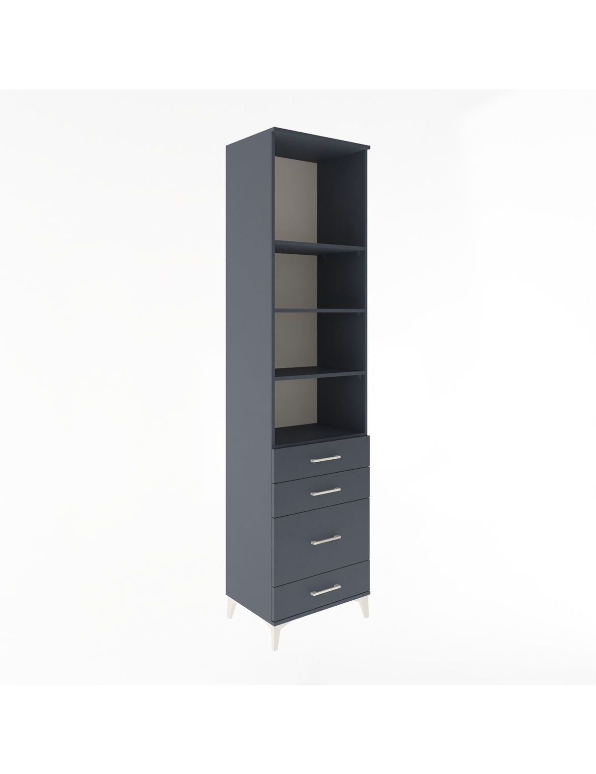 Hyperion Dolap 4 Raflı 4 Çekmeceli 60x44x243 - S65M024V5B