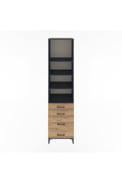 Hyperion Dolap 4 Raflı 4 Çekmeceli 60x44x243 - S65M024V6B