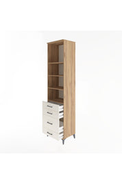 Hyperion Dolap 4 Raflı 4 Çekmeceli 60x44x243 - S65M024V7B