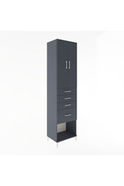 Hyperion Dolap 3 Raflı 4 Çekmeceli 2 Kapaklı 60x44x243 - S65M025V5B
