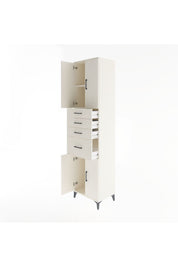 Hyperion Dolap 2 Raflı 4 Çekmeceli 4 Kapaklı 60x44x243 - S65M026V1B