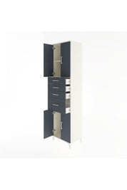 Hyperion Dolap 2 Raflı 4 Çekmeceli 4 Kapaklı 60x44x243 - S65M026V2B