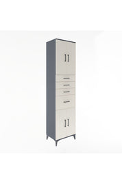 Hyperion Dolap 2 Raflı 4 Çekmeceli 4 Kapaklı 60x44x243 - S65M026V4B