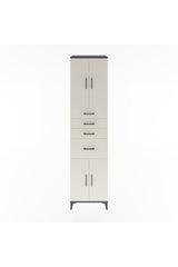 Hyperion Dolap 2 Raflı 4 Çekmeceli 4 Kapaklı 60x44x243