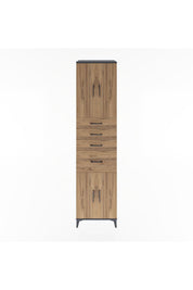 Hyperion Dolap 2 Raflı 4 Çekmeceli 4 Kapaklı 60x44x243 - S65M026V6B
