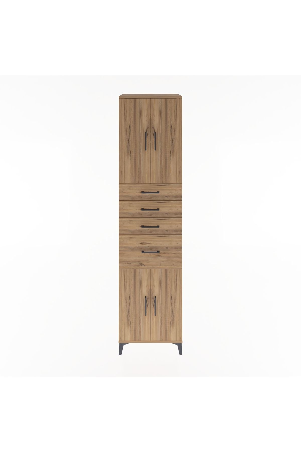 Hyperion Dolap 2 Raflı 4 Çekmeceli 4 Kapaklı 60x44x243 - S65M026V9B