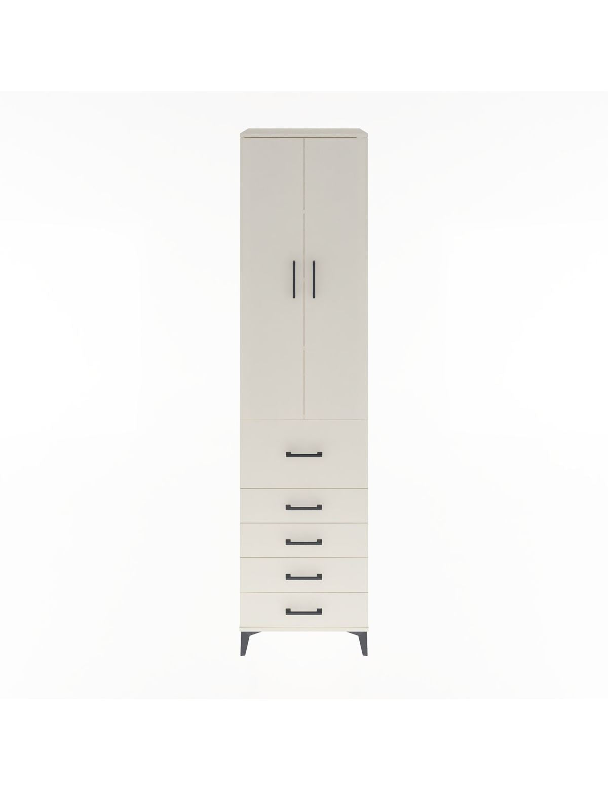 Hyperion Dolap 4 Raflı 5 Çekmeceli 2 Kapaklı 60x44x243 - S65M027V1B