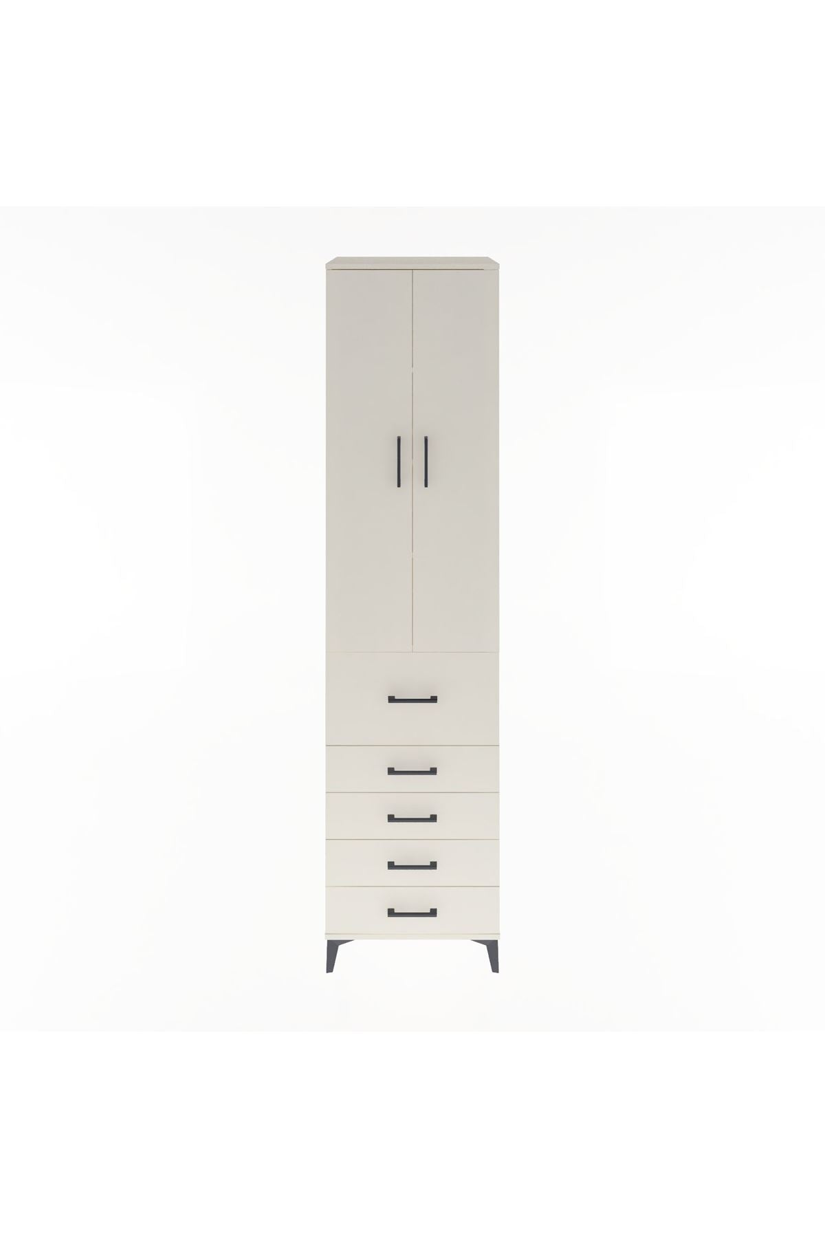 Hyperion Dolap 4 Raflı 5 Çekmeceli 2 Kapaklı 60x44x243 - S65M027V1B