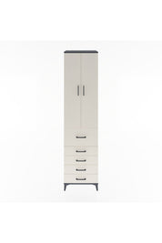 Hyperion Dolap 4 Raflı 5 Çekmeceli 2 Kapaklı 60x44x243 - S65M027V4B
