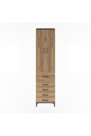 Hyperion Dolap 4 Raflı 5 Çekmeceli 2 Kapaklı 60x44x243 - S65M027V6B