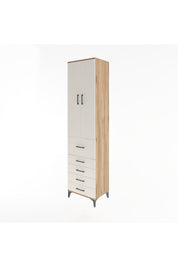 Hyperion Dolap 4 Raflı 5 Çekmeceli 2 Kapaklı 60x44x243 - S65M027V7B