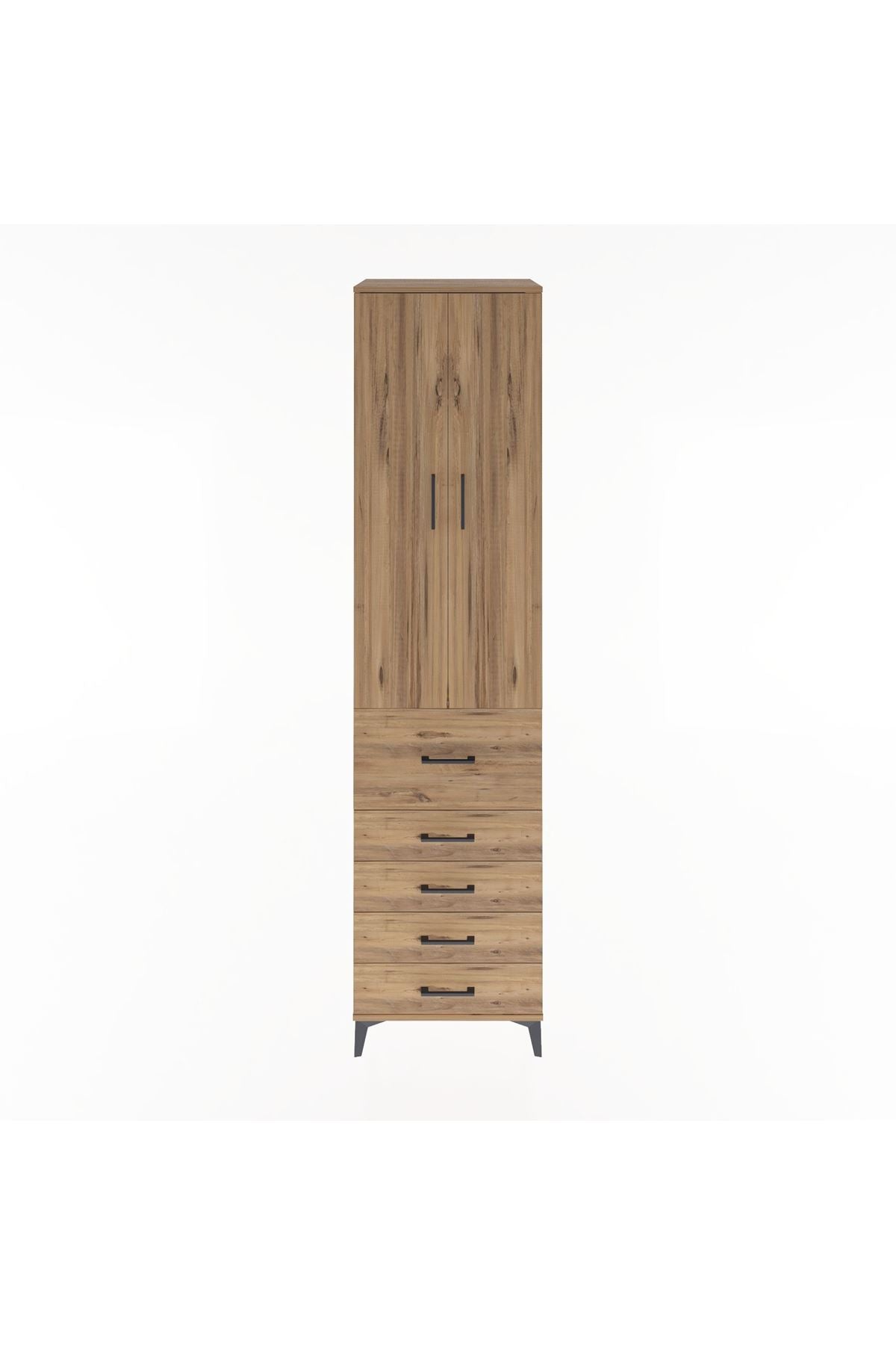 Hyperion Dolap 4 Raflı 5 Çekmeceli 2 Kapaklı 60x44x243 - S65M027V9B