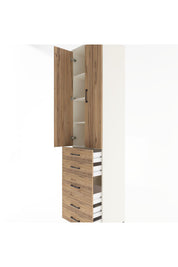 Hyperion Dolap 4 Raflı 5 Çekmeceli 2 Kapaklı 60x44x243 - S65M028V3B