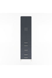 Hyperion Dolap 4 Raflı 5 Çekmeceli 2 Kapaklı 60x44x243 - S65M028V5B
