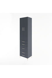Hyperion Dolap 4 Raflı 5 Çekmeceli 2 Kapaklı 60x44x243 - S65M028V5B