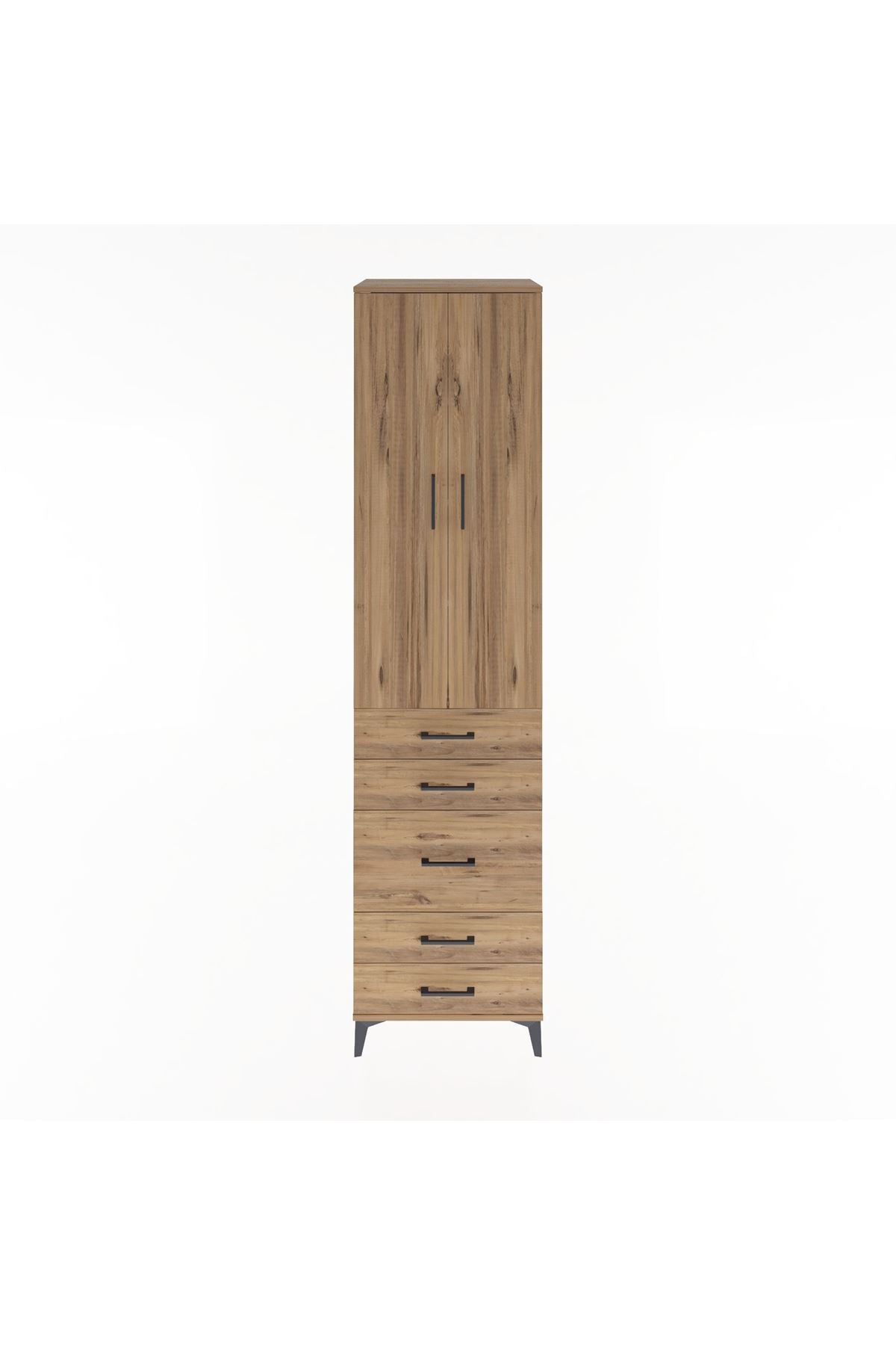 Hyperion Dolap 4 Raflı 5 Çekmeceli 2 Kapaklı 60x44x243 - S65M028V9B