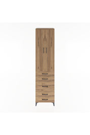 Hyperion Dolap 4 Raflı 5 Çekmeceli 2 Kapaklı 60x44x243 - S65M028V9B