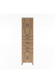 Hyperion Dolap 2 Raflı 5 Çekmeceli 4 Kapaklı 60x44x243 - S65M029V3B