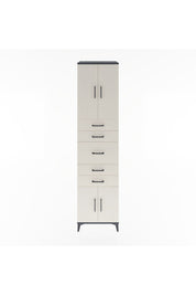 Hyperion Dolap 2 Raflı 5 Çekmeceli 4 Kapaklı 60x44x243 - S65M029V4B