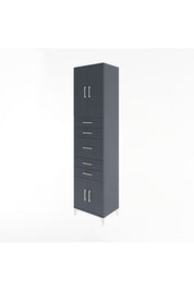 Hyperion Dolap 2 Raflı 5 Çekmeceli 4 Kapaklı 60x44x243 - S65M029V5B