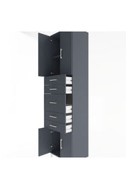 Hyperion Dolap 2 Raflı 5 Çekmeceli 4 Kapaklı 60x44x243 - S65M029V5B