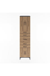 Hyperion Dolap 2 Raflı 5 Çekmeceli 4 Kapaklı 60x44x243 - S65M029V6B