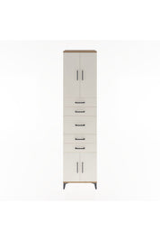 Hyperion Dolap 2 Raflı 5 Çekmeceli 4 Kapaklı 60x44x243 - S65M029V7B