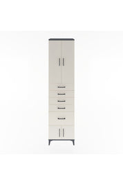 Hyperion Dolap 3 Raflı 5 Çekmeceli 4 Kapaklı 60x44x243 - S65M030V4B