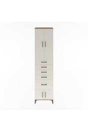 Hyperion Dolap 3 Raflı 5 Çekmeceli 4 Kapaklı 60x44x243 - S65M030V7B