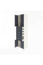 Hyperion Dolap 2 Raflı 5 Çekmeceli 4 Kapaklı 60x44x243 - S65M031V2B