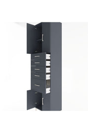 Hyperion Dolap 2 Raflı 5 Çekmeceli 4 Kapaklı 60x44x243 - S65M031V5B
