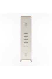 Hyperion Dolap 2 Raflı 5 Çekmeceli 4 Kapaklı 60x44x243 - S65M031V7B