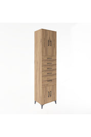 Hyperion Dolap 2 Raflı 5 Çekmeceli 4 Kapaklı 60x44x243 - S65M031V9B