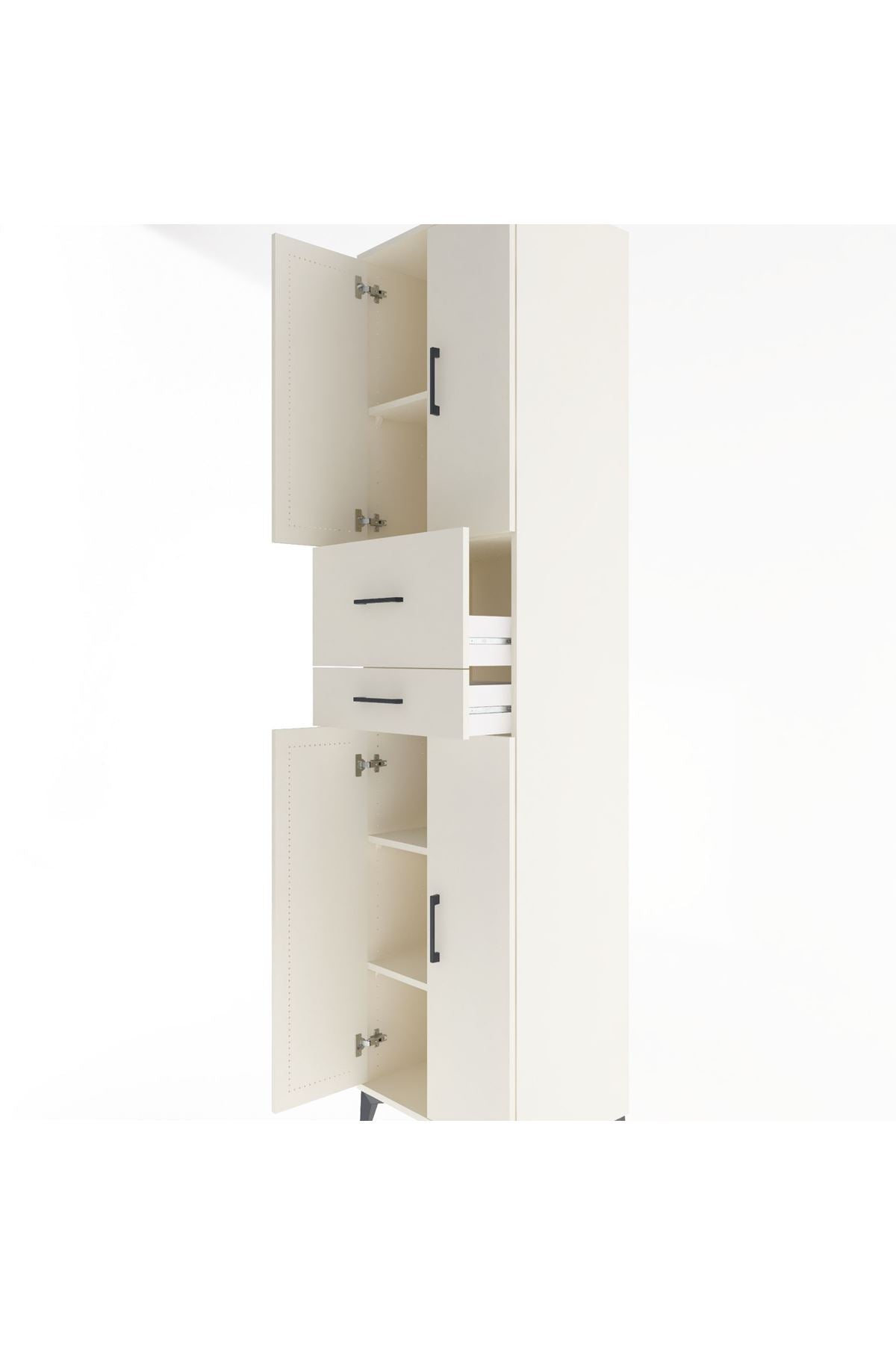 Hyperion Dolap 4 Raflı 2 Çekmeceli 4 Kapaklı 60x44x243 - S65M032V1B