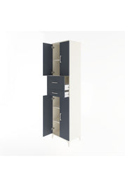 Hyperion Dolap 4 Raflı 2 Çekmeceli 4 Kapaklı 60x44x243 - S65M032V2B