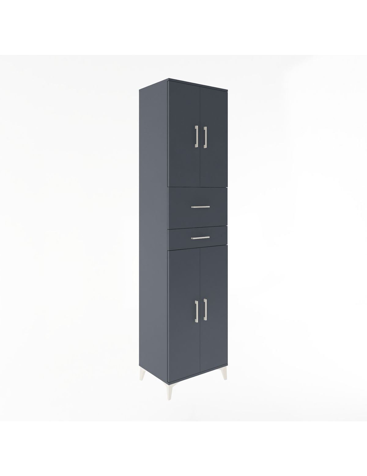 Hyperion Dolap 4 Raflı 2 Çekmeceli 4 Kapaklı 60x44x243 - S65M032V5B