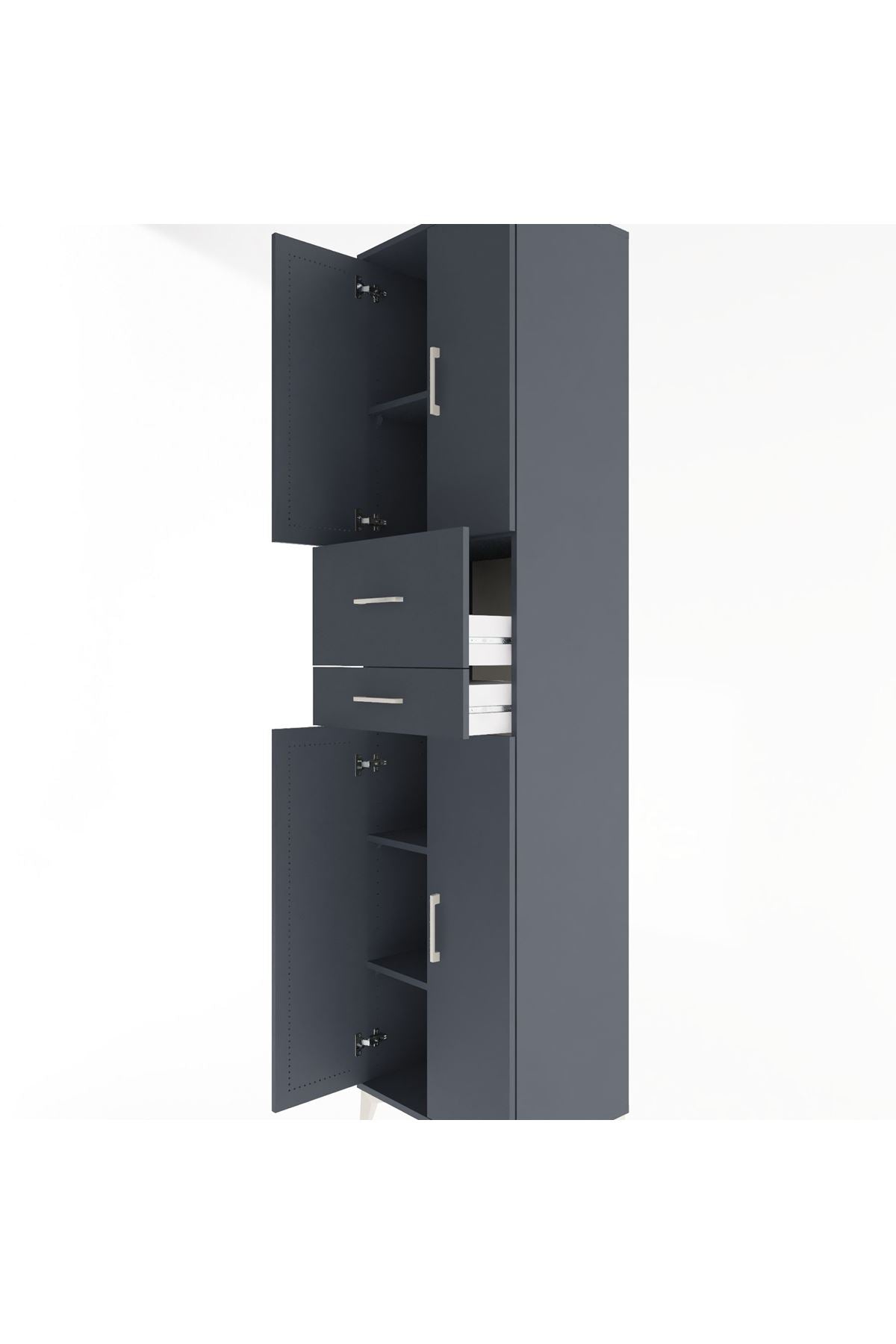 Hyperion Dolap 4 Raflı 2 Çekmeceli 4 Kapaklı 60x44x243 - S65M032V5B