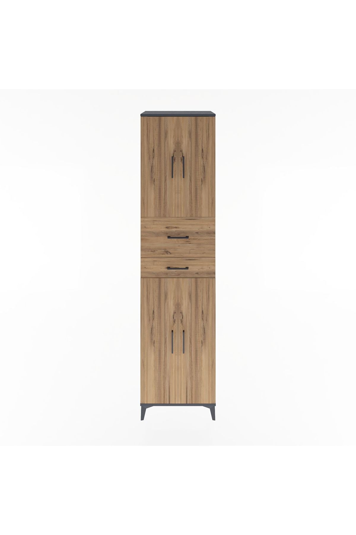Hyperion Dolap 4 Raflı 2 Çekmeceli 4 Kapaklı 60x44x243 - S65M032V6B