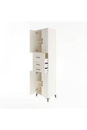 Hyperion Dolap 3 Raflı 3 Çekmeceli 4 Kapaklı 60x44x243 - S65M033V1B