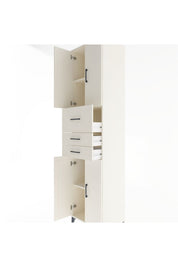 Hyperion Dolap 3 Raflı 3 Çekmeceli 4 Kapaklı 60x44x243 - S65M033V1B