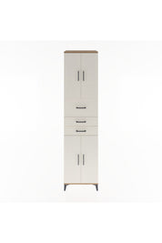 Hyperion Dolap 3 Raflı 3 Çekmeceli 4 Kapaklı 60x44x243 - S65M033V7B