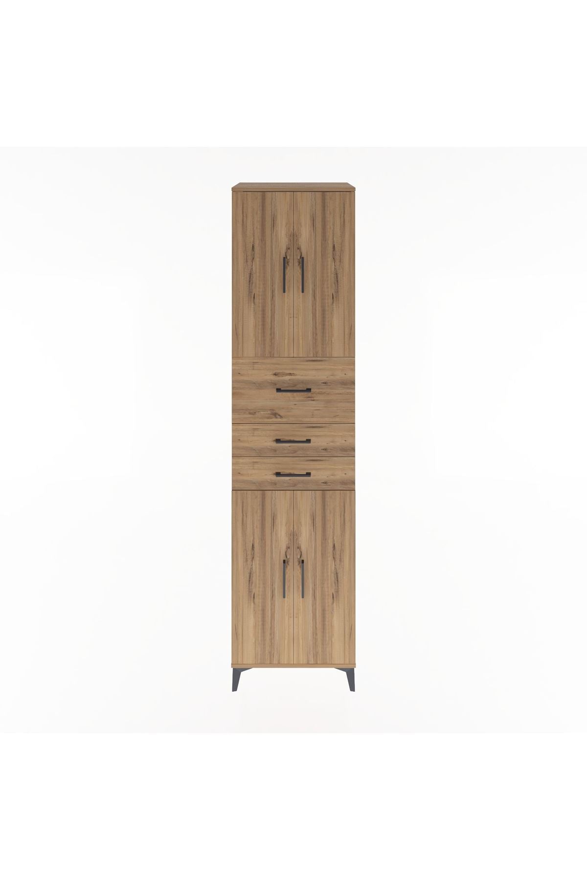 Hyperion Dolap 3 Raflı 3 Çekmeceli 4 Kapaklı 60x44x243 - S65M033V9B