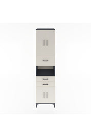 Hyperion Dolap 3 Raflı 3 Çekmeceli 4 Kapaklı 60x44x243 - S65M034V4B