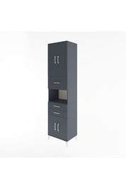 Hyperion Dolap 3 Raflı 3 Çekmeceli 4 Kapaklı 60x44x243 - S65M034V5B