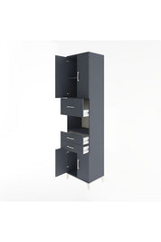 Hyperion Dolap 3 Raflı 3 Çekmeceli 4 Kapaklı 60x44x243 - S65M034V5B