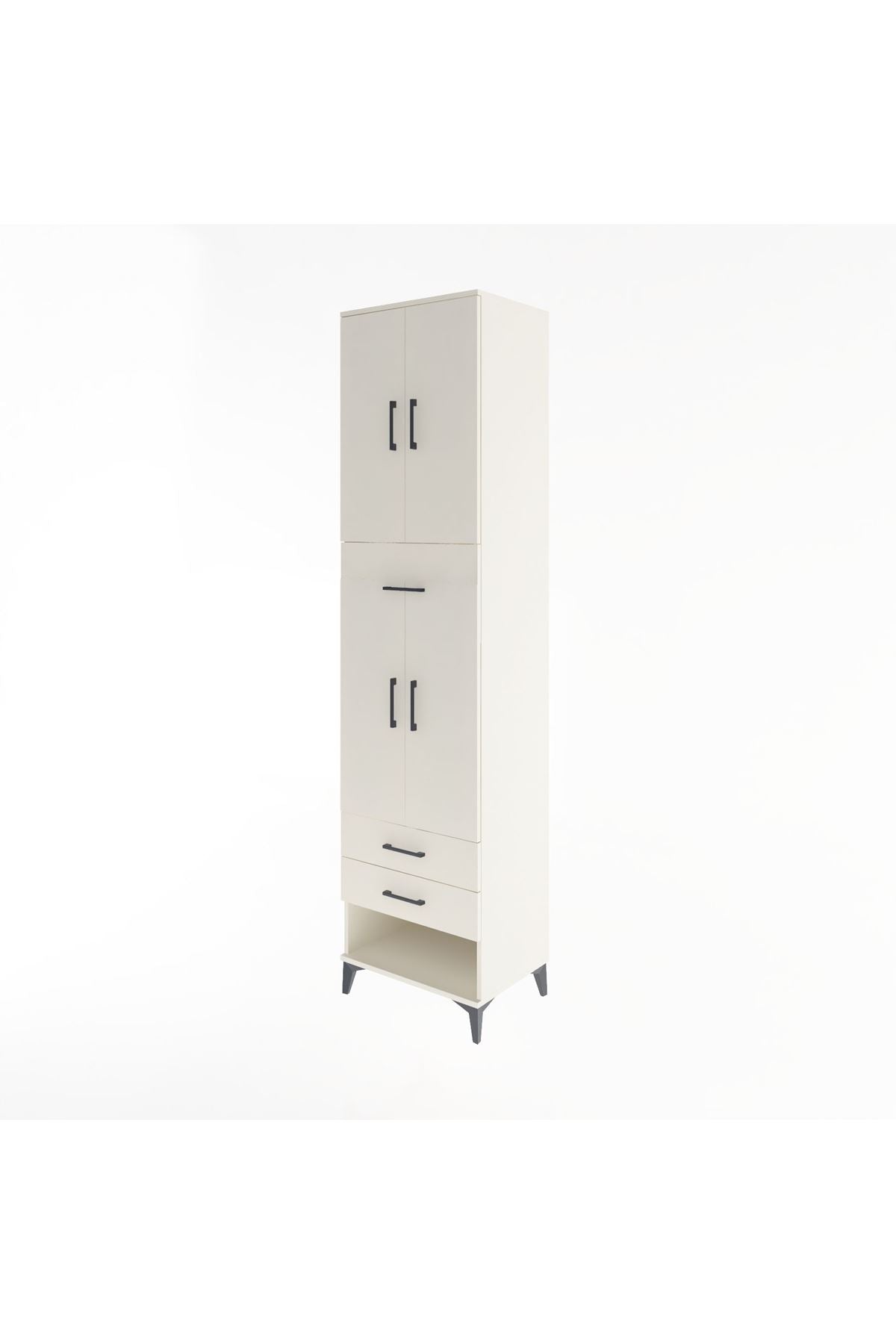Hyperion Dolap 3 Raflı 3 Çekmeceli 4 Kapaklı 60x44x243 - S65M035V1B